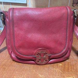 Tori Bruch Red Crossbody bag.